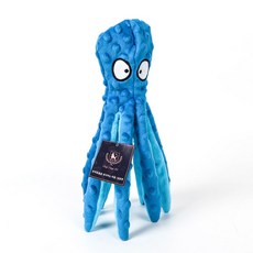 DING DONG PET 狗狗啾啾聲填充玩具, 藍色, 1個