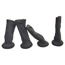 COMET 毛氈底針織腳套組 (TCLC-03) 止滑耐磨, 直徑4 x 高10cm, 黑色, 1組