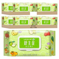 舒主金 純水濕巾 18 x 14cm, 1入, 8包