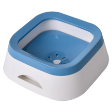 Truly House 可車載寵物不濕嘴漂浮水碗，1公升，藍色, 1L, 1個