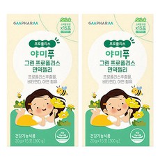 GMPHARM 綠蜂膠果凍條 15條入, 300g, 2盒