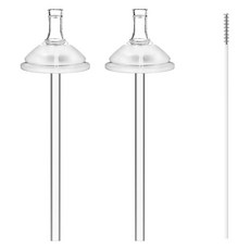 soonsooa 孩童優質替換吸管補充裝 2入組, 單色, 1組