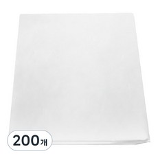 World Clean 單獨回收扁平塑膠袋透明, 100L, 200個