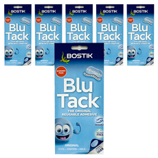Bostik Blu-Tack 黏土黏著劑 原創 90g, 6個
