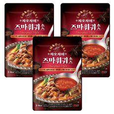 차오차이 즈마 훠궈 소스, 125g, 3개