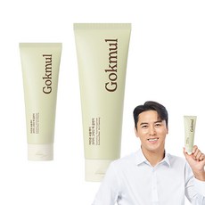 자민경 페이셜 곡물케어 팩 클렌징 폼, 120ml, 2개, 1개입