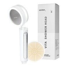 KOXINA 維他命C過濾蓮蓬頭無香味+過濾器, 1組, 白色