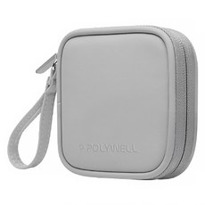 POLYWELL 寶利威爾 迷你隨身收納包, PW15-T65-0331, 灰色, 1個