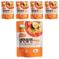 Chilkabnongsan 韓式冷麵Q彈麵拌醬, 150g, 5個
