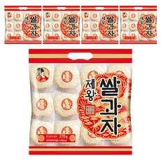 제왕 쌀과자 바삭한맛 원형, 270g, 5개