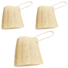 Mandisa 絲瓜沐浴球, 象牙白, 3個, 1入