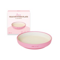 JOONIE 幼兒用矽膠吸盤盤, 粉紅色, 1個