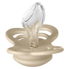 BIBS Couture 拇指型矽膠奶嘴，不含塑化劑，多款時尚配色, 6~18m, 1個