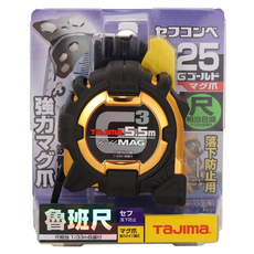 TaJIma 田島 G3捲尺 魯班 附安全扣磁鐵 SFG3GLM25-55R-TW 5.5m, 1個