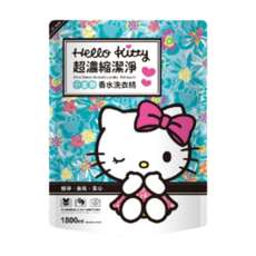 AKIRA 御衣坊 Hello Kitty 小蒼蘭洗衣精 補充包, 1.8L, 10包