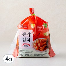 예소담 특 총각김치, 1kg, 4개