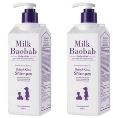 밀크바오밥 베이비&키즈 샴푸, 500ml, 2개
