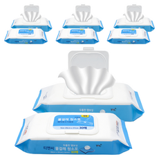 티엔씨 물걸레 청소포 30매, 8개