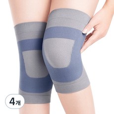 컴피닛 얇은 무릎보호대 2p, 그레이, 4개