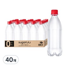 슈가로로 스파클링 사과 에코 무라벨, 500ml, 40개
