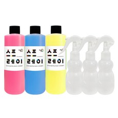 SNOWKIDS 噴霧顏料 250ml 套組, 粉色+藍色+黃色, 1套