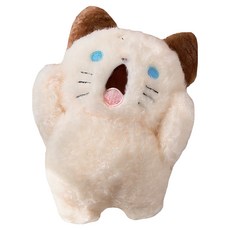 다다랜드 응원 인형 키링, 11cm, 고양이, 1개
