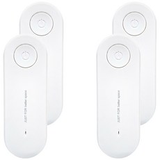 FJ 超音波驅鼠器 U9 白色 迷你輕巧設計 安靜驅鼠, 1入, 4個