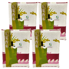 玉溪地區農會 玉溪香米 台灣花蓮玉里鎮、卓溪鄉產 白米, CNS二等, 2kg, 4袋