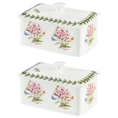 PORTmeIRION 波特玫琳恩 Botanic Garden 植物園多用途收納盒, 2個, 混色