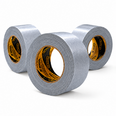 Sinil Tape 藍色棉質膠帶 48mm x 25m, 銀色, 3個