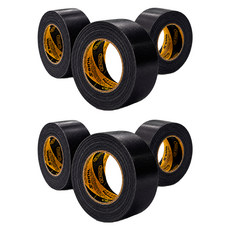 신일 면테이프 48mm x 25m, 블랙, 6개