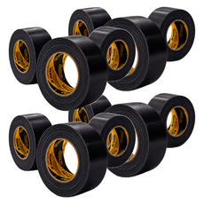 신일 면테이프 48mm x 25m, 블랙, 12개