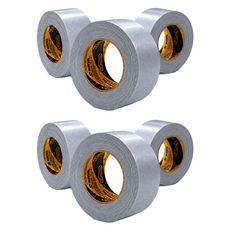 신일테이프 청면테이프 48mm x 25m, 실버, 6개