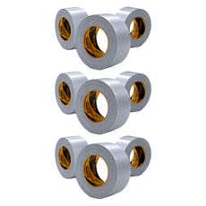 신일테이프 청면테이프 48mm x 25m, 실버, 9개