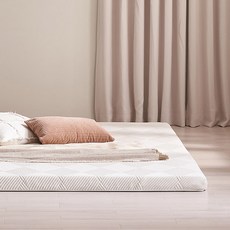 Senne 天然乳膠床墊 + 防水內罩 + 外罩 + 收納帶套組, 7.5cm, 白色