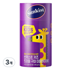 썬키스트 키즈 트리플 구미 이뮨하이 HI 240g, 3개, 60정