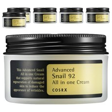 COSRX 高級蝸牛92精華霜, 100g, 6罐