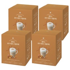 HOLLYS 核桃杏仁穀物拿鐵沖泡包, 18g, 20條, 4盒