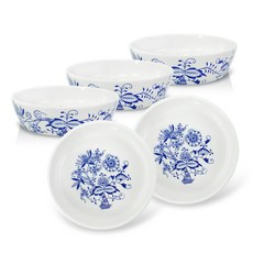 MAZUOKA 韓國製造Zwibel Muster圓形醬料碟 5入組, 混色, 1組