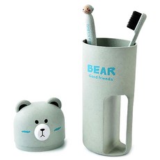 I Love Home 牙刷熊熊杯組, 1套, 綠色