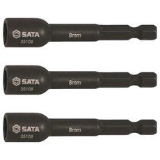 사타 육각 비트 소켓 35108 8mm, 3개
