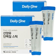 데일리원 산양유 단백질 스틱 30p, 60g, 2개