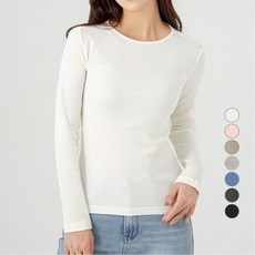 CARET 女性日常標準版型長袖羅紋T恤