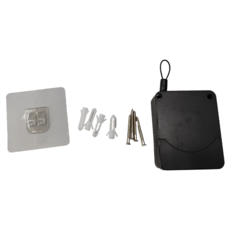 BEST 自動閉門器 緩衝版-1200g黑色 ABS+鋼絲, 1個