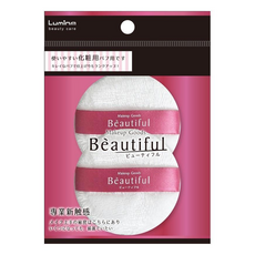 Lumina 露蜜 蓬鬆軟Q粉撲 法蘭絨 2入, 1包