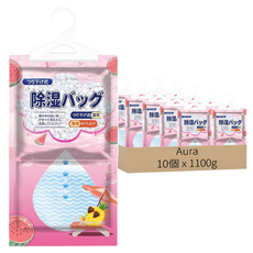 Aura 吊掛式超大吸濕除濕袋 懸掛式除濕包 防霉防潮, 1100g, 10個