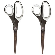 3M Scotch 頂級鈦金剪刀 20.3cm, 棕色 + 白色, 2個