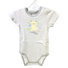 vivibaby 波波熊條紋短袖