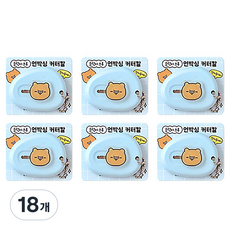 iiGEN 순덕이 언박싱 커터칼, 블루, 18개