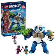 LEGO 樂高 大熊貓羅根 71480 積木玩具 7歲以上, 1盒, 大熊貓羅根 藍色 + 白色